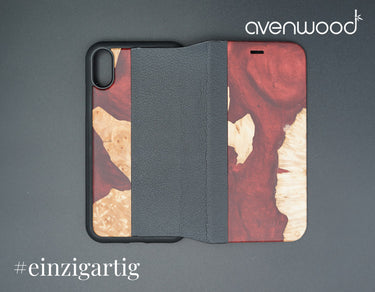 iPhone XR PORTO COLLECTION FLIPCASE 9036 Rot